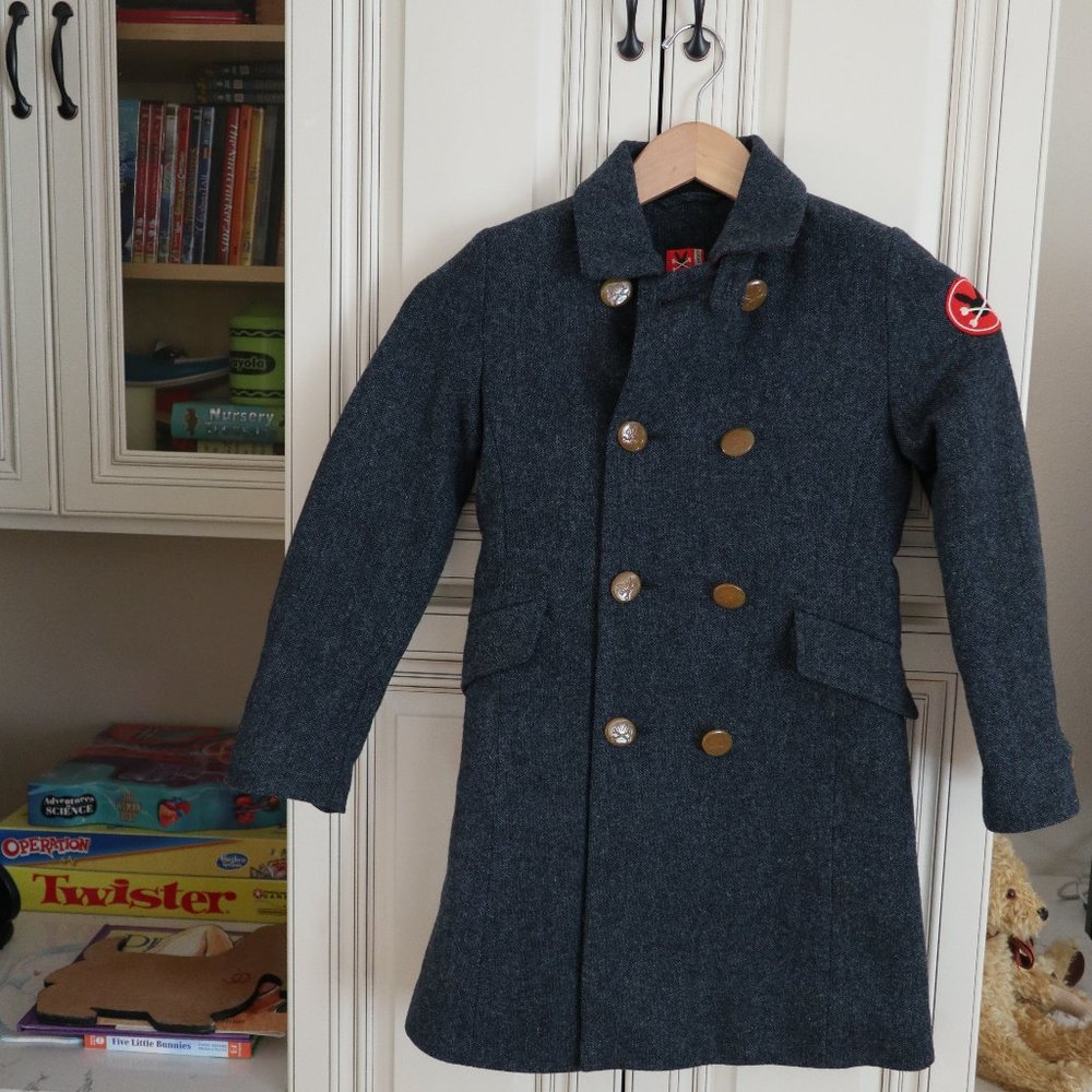 Wool coat from England - boys